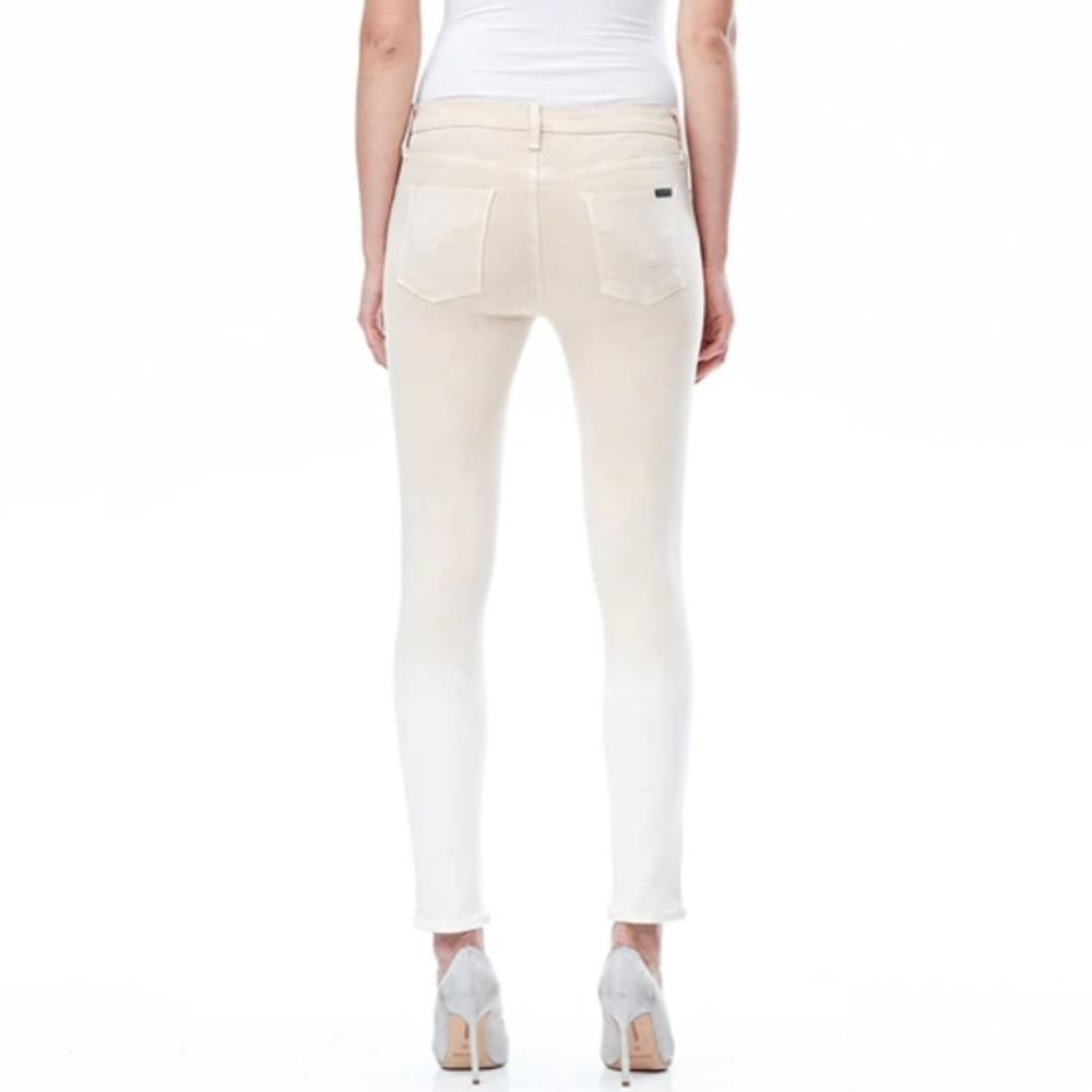 HUDSON Nico Midrise Ankle Supmer Skinny Jeggings 32 Cream NWOT Womens - Picture 2 of 14